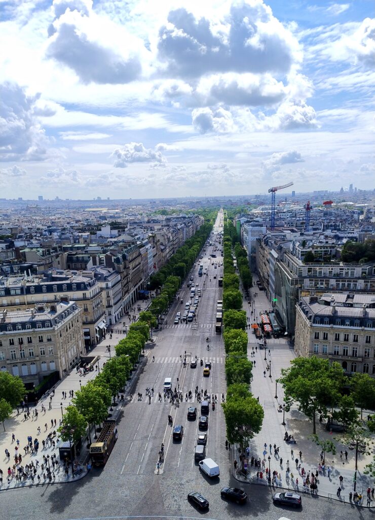 Vista do Arco do Triunfo