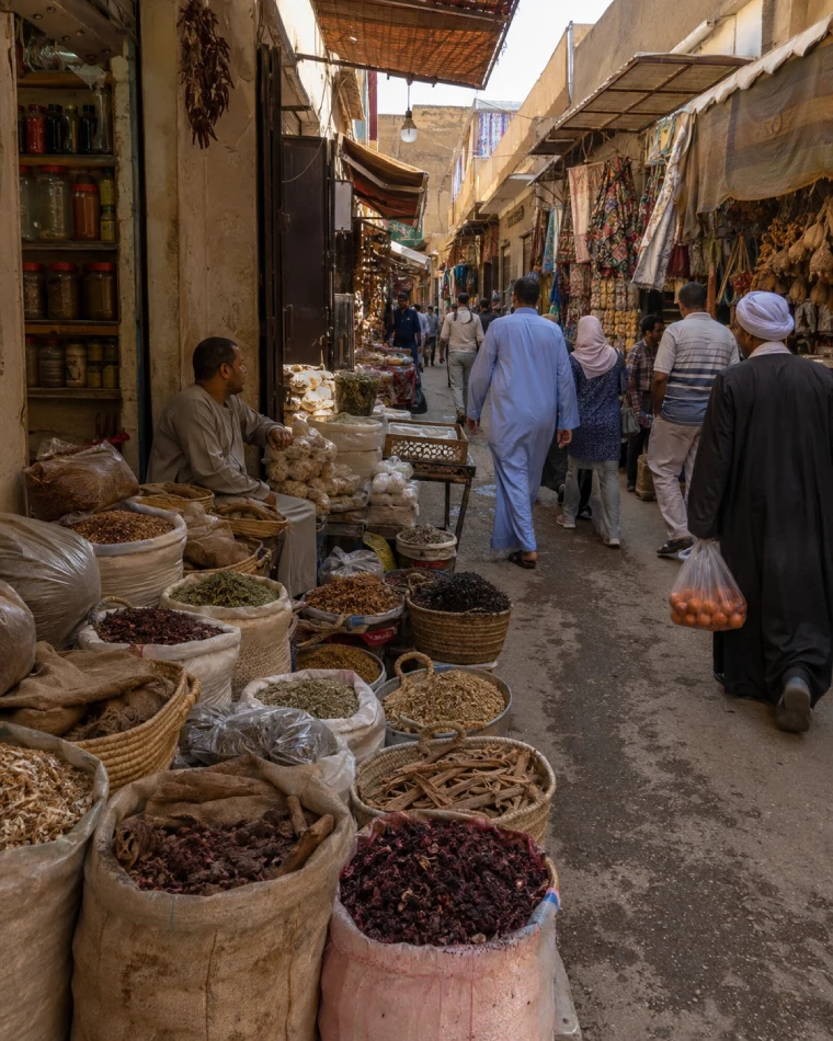 Souk Aswan Souk em Aswan